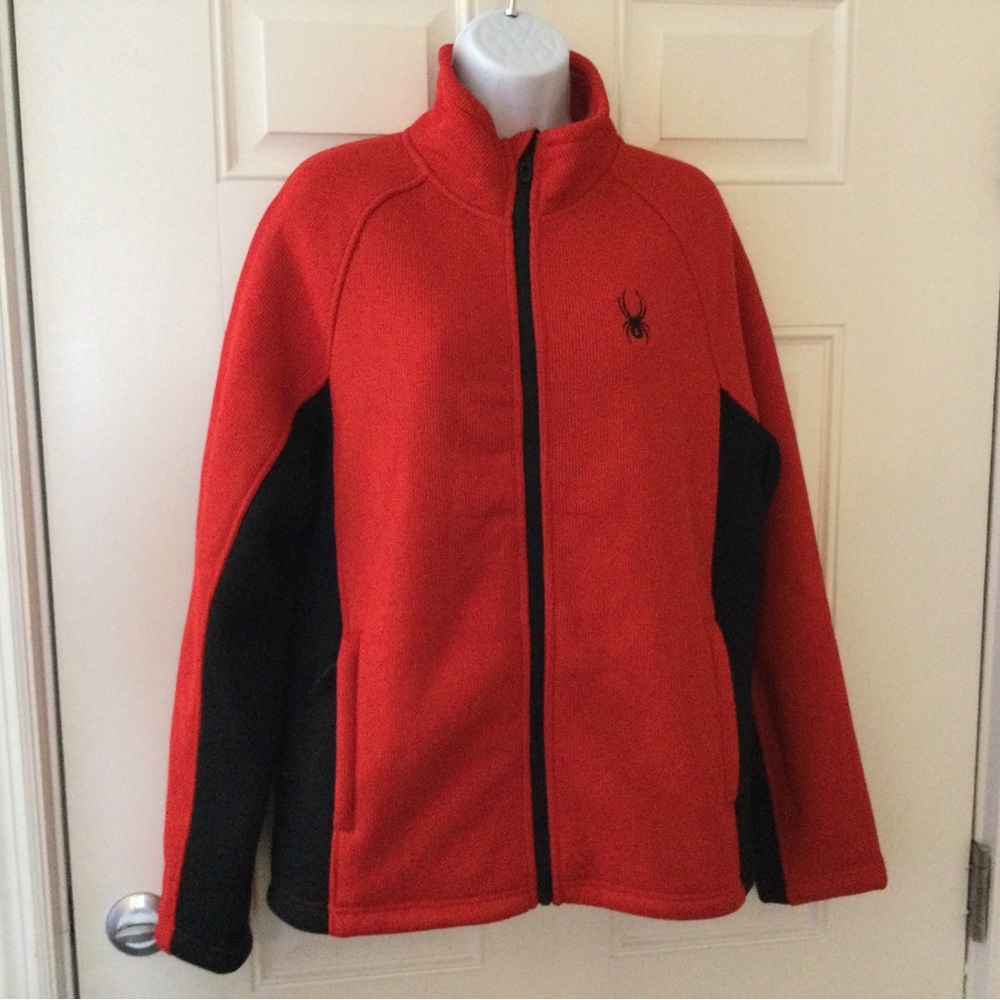 Mens Spyder Sherpa Lined Full Zip Jacket Size M